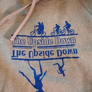 Men's M Stranger Things Gray Sweatshirt